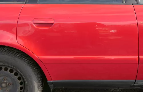 Audi A4 B5 Tür nur Türblatt hinten rechts rot LY3H - Facelift (151359)
