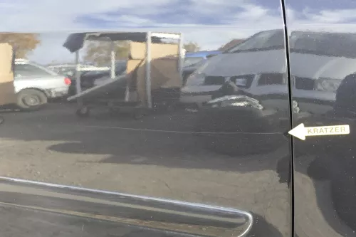VW Touran 1T 1T3 Tür vorne rechts Beifahrertür schwarz LC9Z bl - ohne Anbauteile (151471)