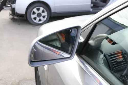 Audi A4 B6 8E B7 Spiegel Außenspiegel links elektrisch verstellbar grau LY7Q (151531)