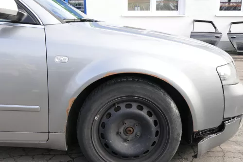 Audi A4 8E B6 Kotflügel vorne rechts grau LY7Q atlasgrau (151533)