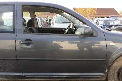 VW Golf 4 Tür vorne rechts Beifahrertür 2/3-Türer grau LC7V blue / anthrazit (151596)