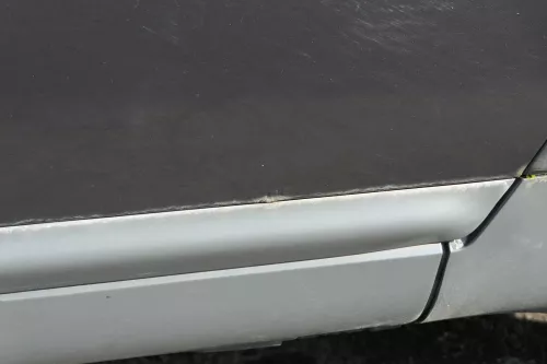 Audi A6 4B C5 Tür Türblatt hinten links grau LZ4V (151661)