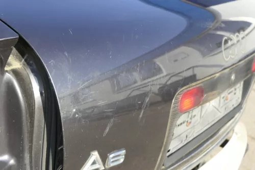 Audi A6 4B Limousine Kofferraumklappe hinten Heckklappe Deckel grau LZ4V GPS (151666)