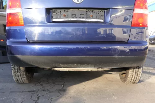VW Touran 1T Stoßstange hinten Heckstoßstange blau LB5N indigoblau (151758)