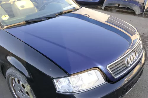 Audi A6 4B Motorhaube Klappe vorn (bis ca. Anfang 2002) blau LZ5K (151769)