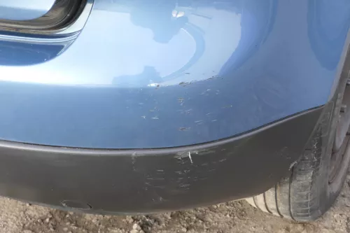 VW Golf 5 1K Limousine Stoßstange hinten Heckstoßstange blau LA5S riverblue (151809)