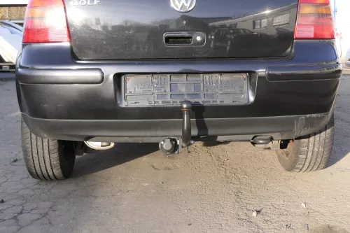 VW Golf 4 Limousine Stoßstange hinten Heckstoßstange Stoßfänger schwarz LC9Z Il (152047)