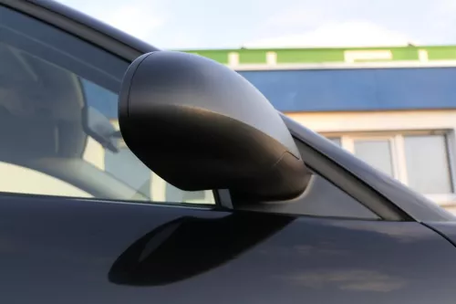 Seat Ibiza 6L mechanischer mechan manuell Spiegel Außenspiegel rechts schwarz ma (152301)