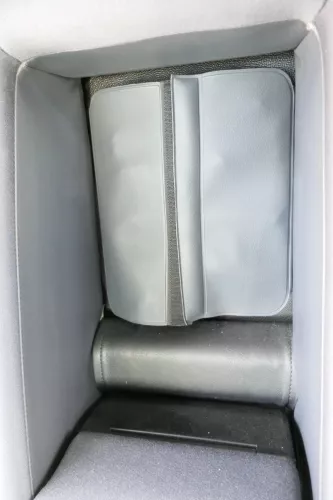 Audi A8 4D Avant Sitz Rückbank Rücksitzbank hinten Ski aquablau (152317)