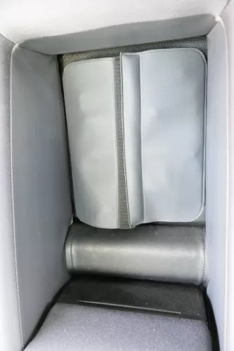 Audi A8 4D Avant Sitz Rückbank Rücksitzbank hinten Ski aquablau  (152317)