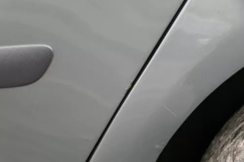 VW Golf 5 V 1K Tür nur das Türblatt hinten links 4/5-Türer grau blau LA6Q saga  (152365)