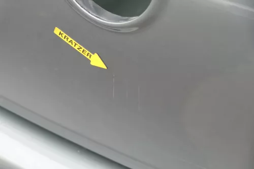 VW Golf 5 V Heckklappe hinten Kofferraumklappe mit Scheibe grau grün LA6Q saga (152366)