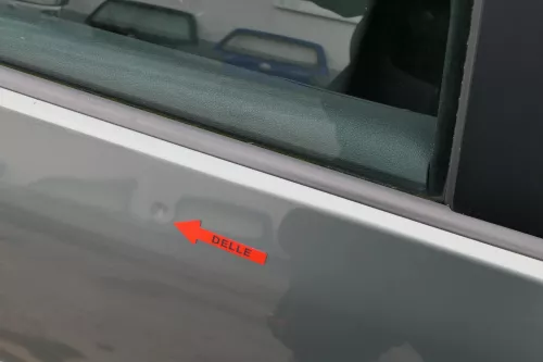 VW Golf 5 V 1K Tür Türrahmen hinten rechts 4/5-Türer grau LA6Q saga- mit Scheibe (152372)