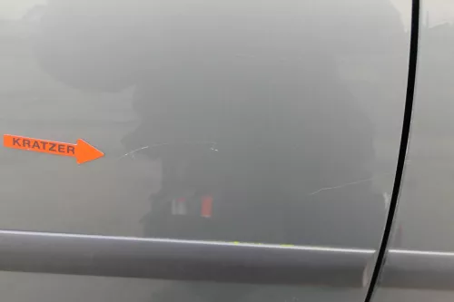 VW Golf 5 V 1K Tür Türrahmen hinten rechts 4/5-Türer grau LA6Q saga- mit Scheibe (152372)