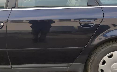 Audi A6 4B C5 Tür Türblatt hinten links blau mingblau LZ5L