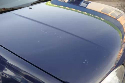 VW Golf 3 + Cabrio 1E Motorhaube Haube Klappe vorne blau LA5E (152460)