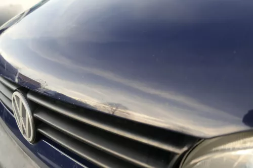 VW Golf 3 + Cabrio 1E Motorhaube Haube Klappe vorne blau LA5E (152460)