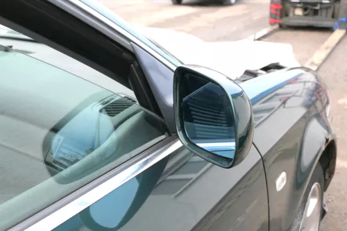 Audi A6 4B Spiegel Außenspiegel rechts elektrisch grün LZ6H mit GLAS