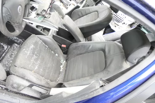 VW Passat 3C Sitz Fahrersitz vorne RECHZTS schwarz Sitzheizung elektrisch  Q218 (152708)