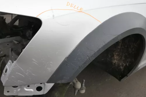 Audi A6 4F C6 Kotflügel vorne links grau LY7W Allroad Quattro 4F0821103E +Leiste (152943)