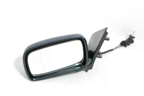 VW Polo 6N manueller manuell Spiegel Außenspiegel links grün LC6P