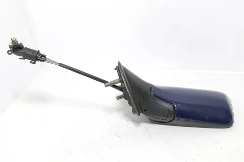 VW Golf 3 Vento manueller Spiegel Außenspiegel links original blau LA5E (153722)