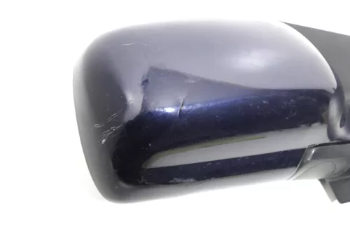 VW Polo 6N manueller manuell Spiegel Außenspiegel rechts blau LC5H atlant & Glas (153794)