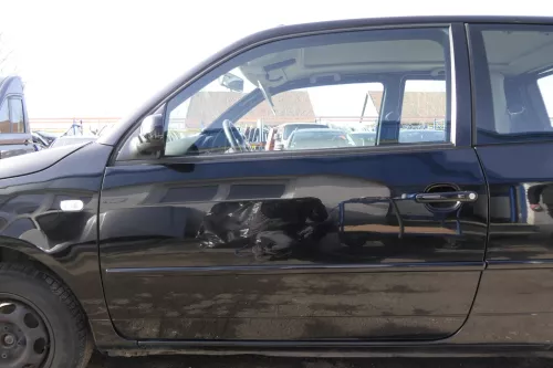 VW Lupo Seat Arosa Tür vorne links Fahrertür schwarz L041 (mechanischer FH 4940