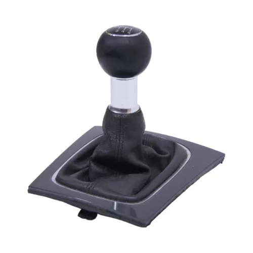 Audi A3 8P Schaltknauf Schaltsack Schaltung Schaltknüppel 6-Gang Original Leder  (154990)