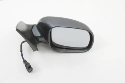 Skoda Fabia 6Y elektrisch Spiegel Außenspiegel rechts grau blau LF7V 9901 Glas