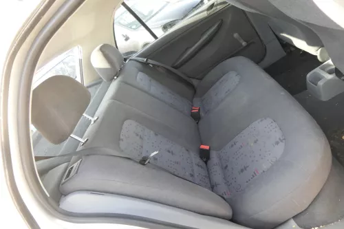 Skoda Fabia 6Y Rückbank Rücksitzbank Sitz Rücksitz hinten mit Kopfstützen (155366)