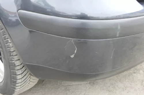 VW Golf 4 Limousine Stoßstange hinten Heckstoßstange Stoßfänger blau grau LC7V (155501)