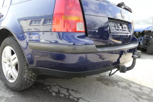 VW Golf 4 Kombi Avant Stoßstange hinten Heckstoßstange Stoßfänger blau LB5N (155532)