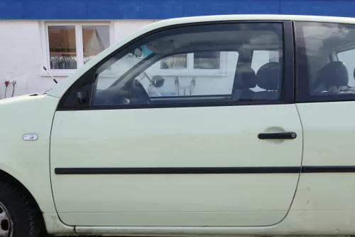 VW Lupo Seat Arosa Tür vorne links Fahrertür grün gelb LS6G (für elektr.Fensterh (155542)