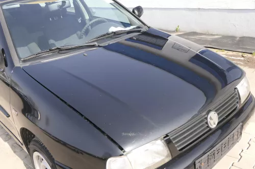 VW Caddy 9K Polo Variant 6Kv Kombi Motorhaube vorne schwarz L041 Klappe Haube (155744)