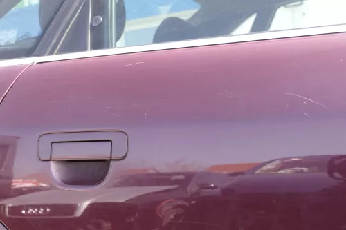 Audi A6 4A C4 Tür Türblatt hinten rechts braun rot LZ3N Limousine ohneAnbauteile (155805)