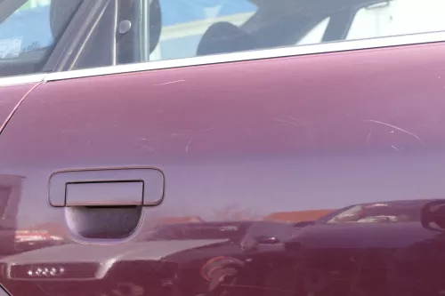 Audi A6 4A C4 Tür Türblatt hinten rechts braun rot LZ3N Limousine ohneAnbauteile (155805)