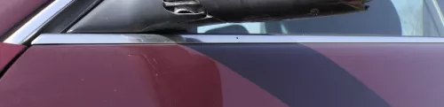 Audi A6 4A Leiste Zierleiste Tür vone links chrom silber oben Fensterschachtabd (155833)