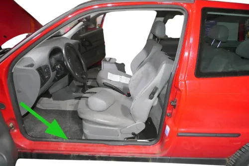 VW Polo 6N 6N2 Türdichtung Dichtung Tür vorne links Fahrertür 2/3-Türer (155855)