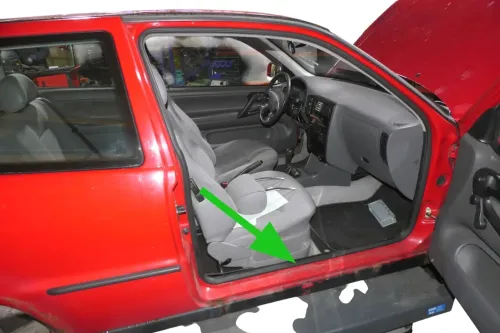 VW Polo 6N 6N2 Türdichtung Dichtung Tür vorne rechts Beifahrertür 2/3-Türer (155856)