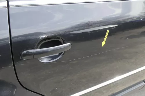 VW Passat 3B 3BG Limousine Tür hinten rechts schwarz LC9Z chrom ohne Anbauteile (155870)