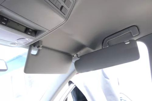 VW Touareg 7L Sonnenblenden Sonnenblende grau rechts 7L6857552AQ doppelt kristal (156042)
