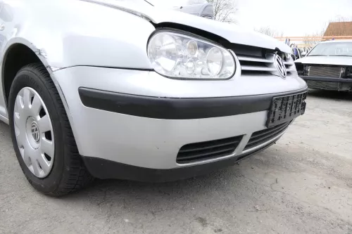 VW Golf 4 Stoßstange vorne Stoßfänger vorn silber LA7W reflexsilber - BILDER (156161)