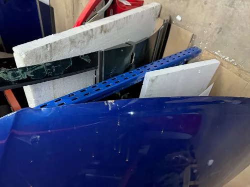 VW Passat 3C Motorhaube Klappe vorne vorn Haube blau LC5E cobaltblue  DELLE!!! (156240)