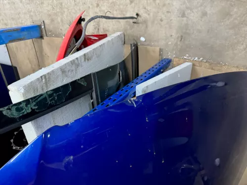 VW Passat 3C Motorhaube Klappe vorne vorn Haube blau LC5E cobaltblue  DELLE!!! (156240)