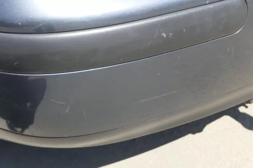 VW Golf 4 Limousine Stoßstange hinten Heckstoßstange Stoßfänger blau grau LC7V c (156271)