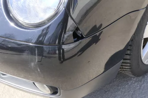 VW Lupo Stoßstange vorne Frontstoßstange Stoßfänger schwarz L041 vorn (156280)