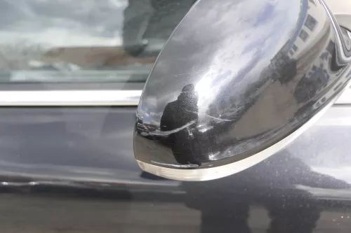 VW Passat 3BG elektrischer Spiegel Außenspiegel rechts schwarz LC9Z Blinker Krat (156469)