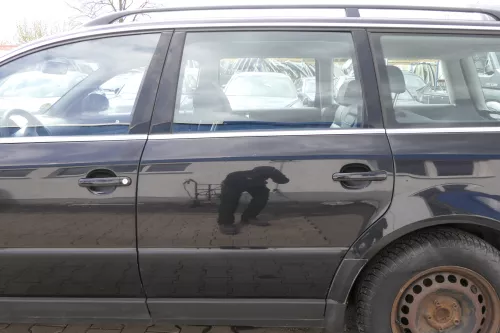 VW Passat 3B 3BG Kombi Variant Tür hinten links schwarz LC9Z magic  ü (156473)