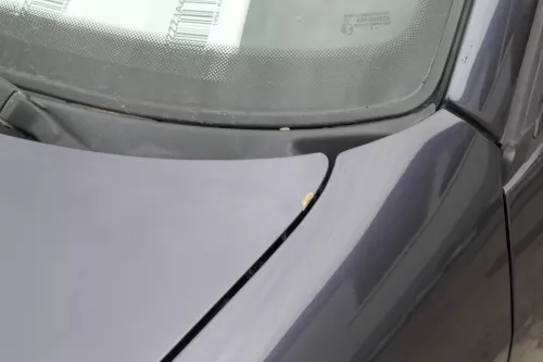 VW Passat 3A 35i Motorhaube Klappe vorne vorn Haube blau grau LC5P (156504)